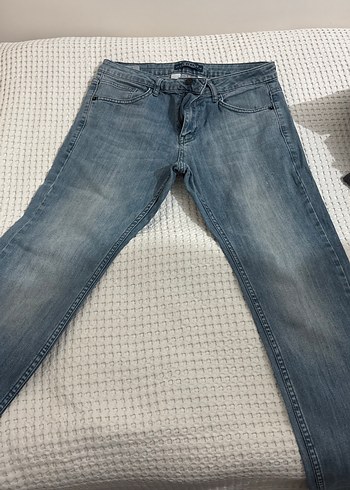 Gri Erkek Denim Pantolon Regular Fit