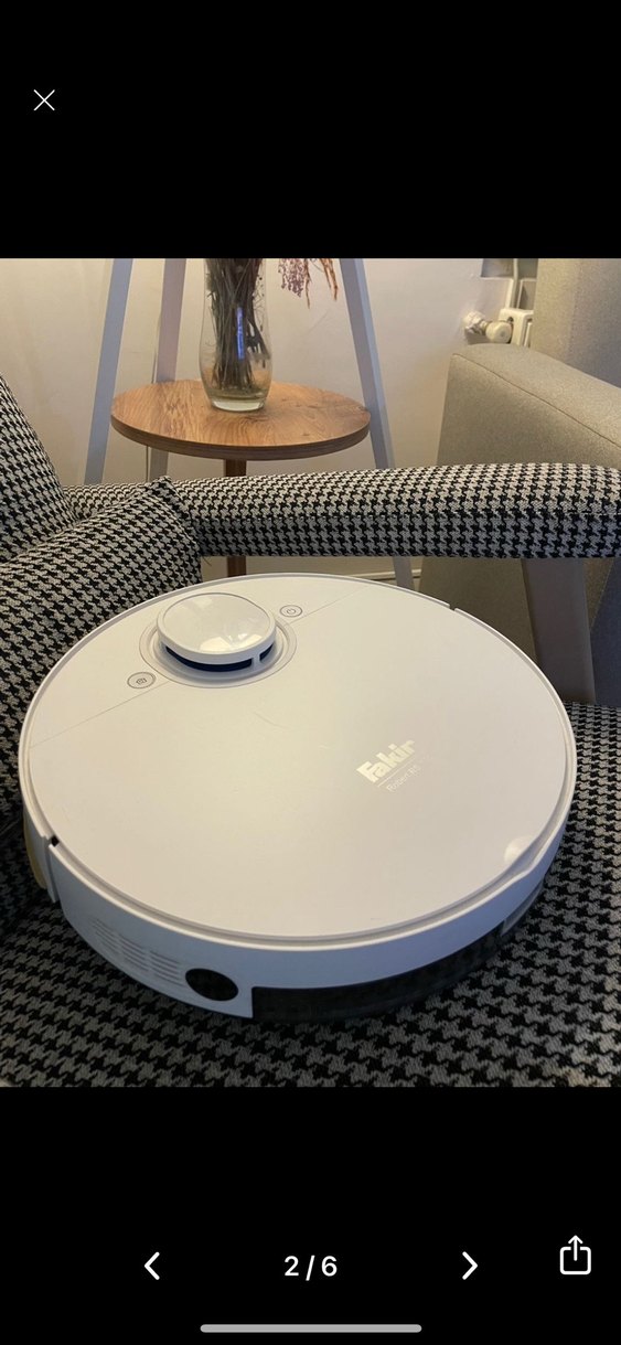 Fakir Robot RS 770 Beyaz Robot Süpürge - Görsel 2