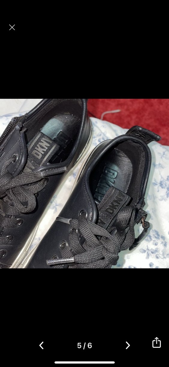 Siyah Bağcıklı Fermuarlı  Spor Ayakkabı - Görsel 3