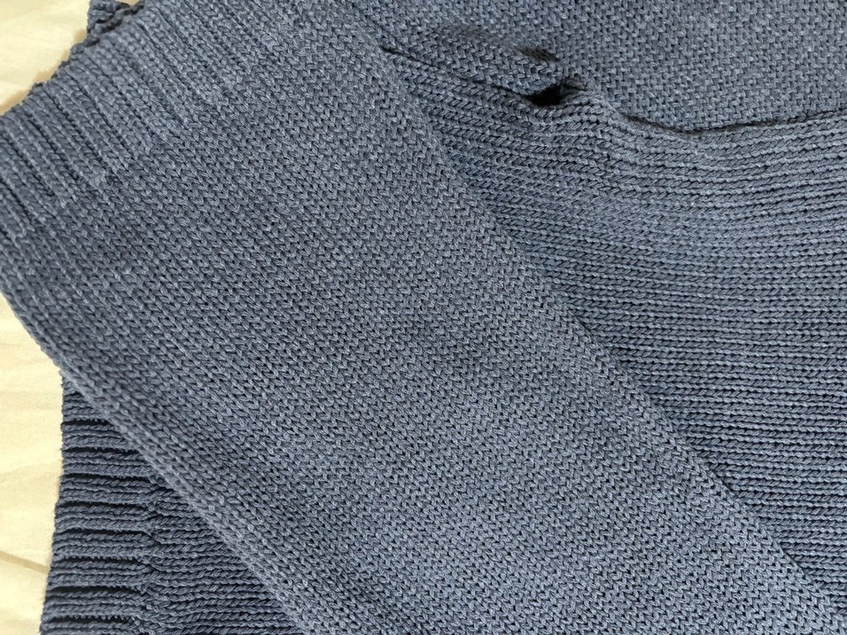 Kadın Lacivert Triko Basic Kazak - Görsel 2