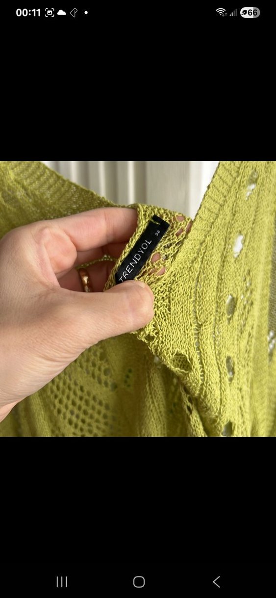 Örgü Bohem Midi plaj elbisesi - Görsel 3