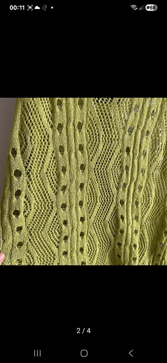 Örgü Bohem Midi plaj elbisesi - Görsel 2