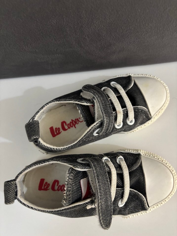 Gri Erkek Çocuk Kot Spor Ayakkabı - Görsel 2