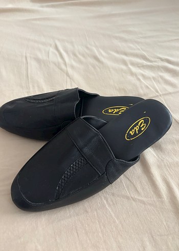 Siyah Tokalı Erkek Ev Terliği Eda - Görsel 2