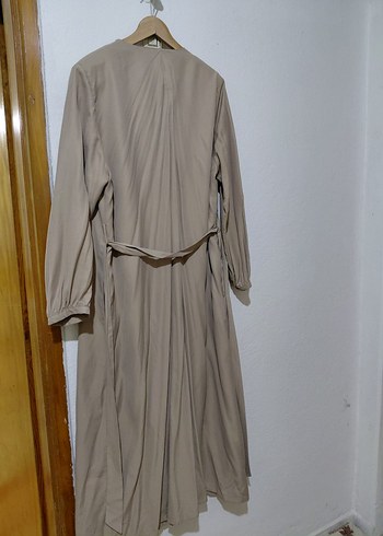 Bej Uzun Kadın pardesü /ferace - Görsel 6