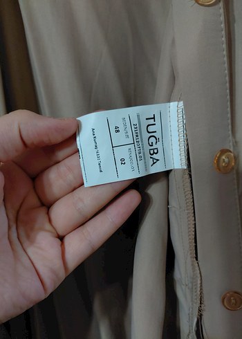 Bej Uzun Kadın pardesü /ferace - Görsel 9