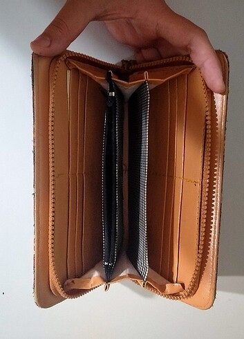 Etnik desenli cüzdan portföy  - Görsel 5