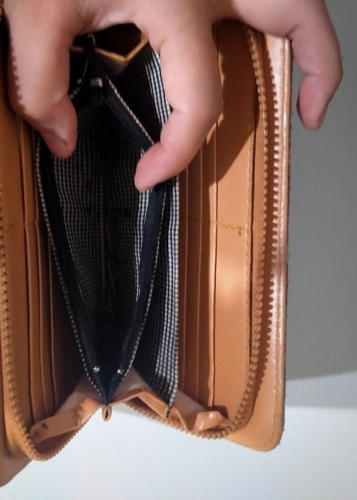 Etnik desenli cüzdan portföy  - Görsel 4