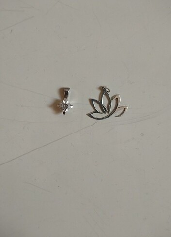 Swarovski gümüş kolye ucu - Görsel 3