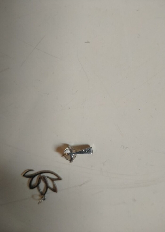 Swarovski gümüş kolye ucu - Görsel 5