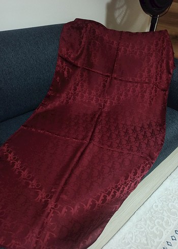 Dior Bordo dior desen jakar şal