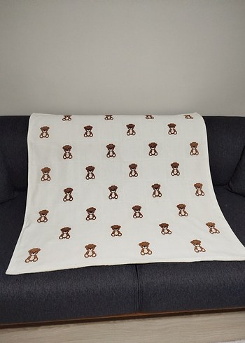 ayıcık desenli bebek battaniyesi pikesi - Görsel 14