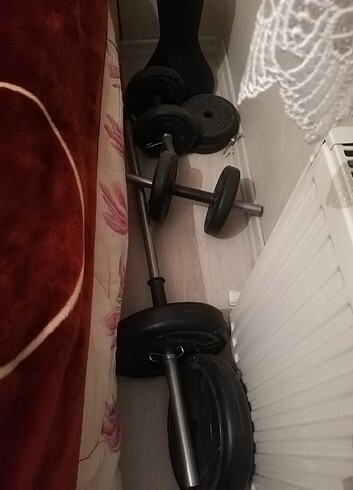  Beden Renk 45 kg halter ve dumbell seti 