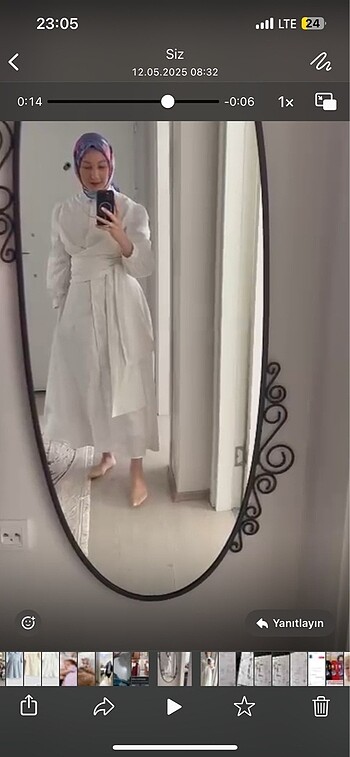 Zara Bağlamalı elbise