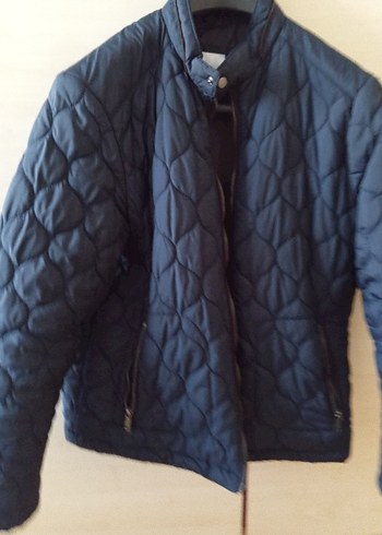 koyu lacivert mont - Görsel 2