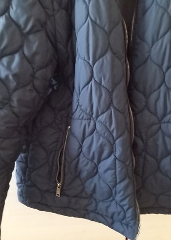 koyu lacivert mont - Görsel 7