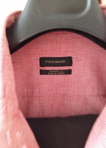 Erkek Pembe Keten Gömlek Düğmeli - Görsel 3