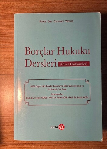 Cevdet Yavuz- Borçlar Özel