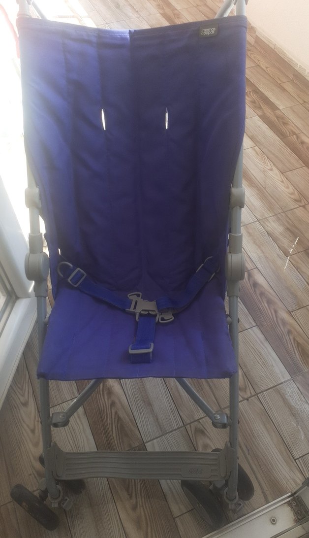 Koyu Mavi Bebek Arabası - Görsel 2