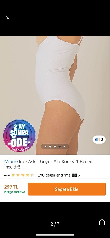 Miorre Miorre göğüs altı zıbın korse