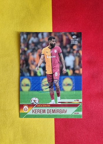  Mythos Ghezzal ve Demirbay İmzalı Kart Topps Panini