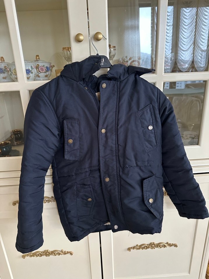 Erkek Çocuk Lacivert Düğmeli Ceket - Görsel 2