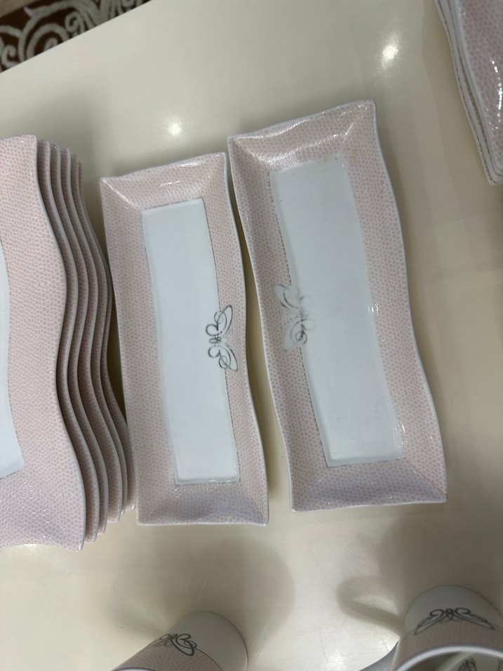 Modern Klasik Beyaz 26 parça  Karaca kahvaltı seti - Görsel 4