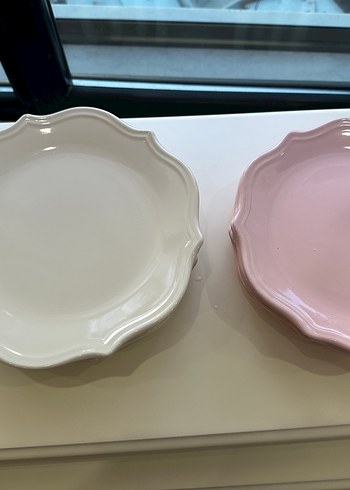 Pastel Beyaz Tabak Seti - Görsel 3