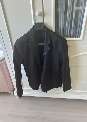 Siyah Fermuarlı erkek Ceket - Görsel 3