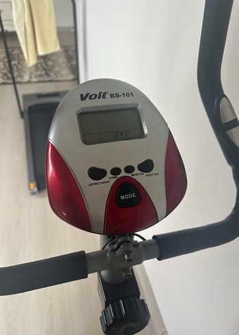 Diğer Kırmızı Gri Volt BS-101 Egzersiz Bisikleti