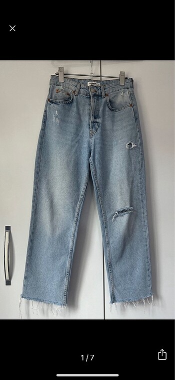 Pull bear yırtık jean pantalon