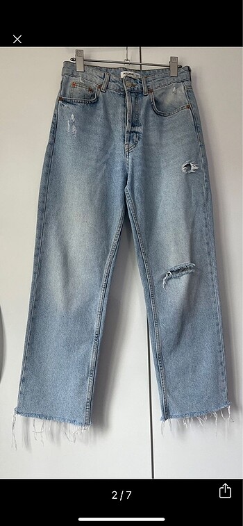 Pull and Bear Pull bear yırtık jean pantalon