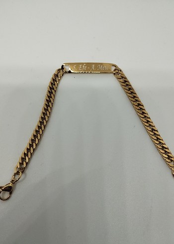 Beden altın Renk Gri Minimalist Kadın Bileklik