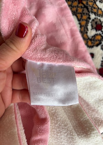 Pembe Baskılı Çocuk Battaniyesi - Görsel 8