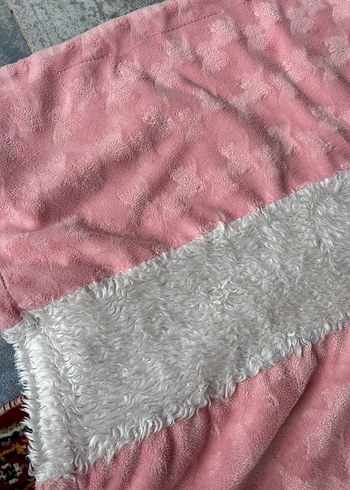 Pembe Baskılı Çocuk Battaniyesi - Görsel 4