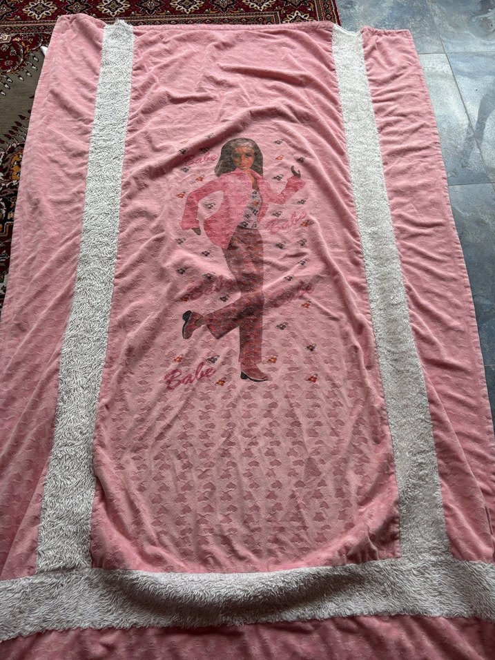 Pembe Baskılı Çocuk Battaniyesi - Görsel 2