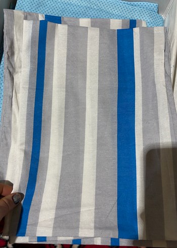 Mavi Çiçekli Baskılı Nevresim Takımı - Görsel 8