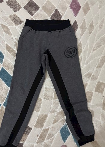 Gri Erkek  Fermuarlı Eşofman Altı - Görsel 4