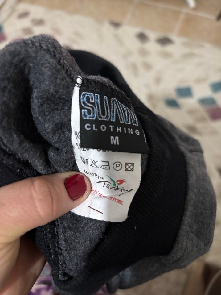 Gri Erkek  Fermuarlı Eşofman Altı - Görsel 3