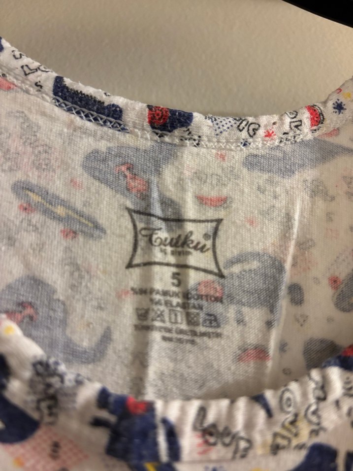 Çocuk Çok Renkli Desenli Atlet - Görsel 3