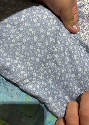 Mavi Batik Desenli Yatak Örtüsü - Görsel 7