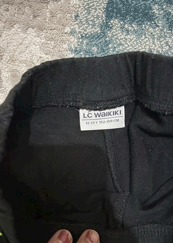 Siyah Neon Baskılı kız çocuk Tayt - Görsel 4