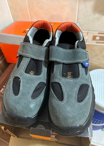 Gri Erkek Outdoor Ayakkabı Cırt Cırtlı - Görsel 2