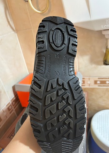 Gri Erkek Outdoor Ayakkabı Cırt Cırtlı - Görsel 4