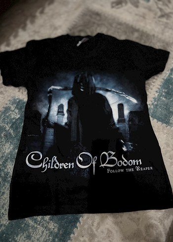 Siyah Goth Baskılı Tişört - Görsel 2