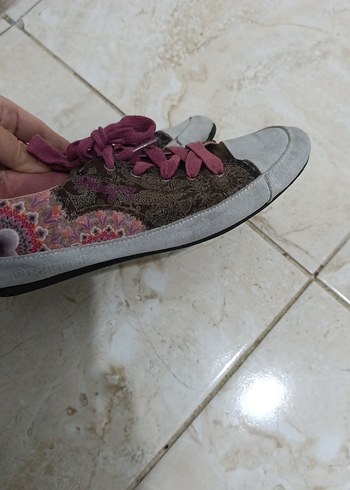 38 Beden Pembe Bağcıklı desigual Kadın Spor Ayakkabı