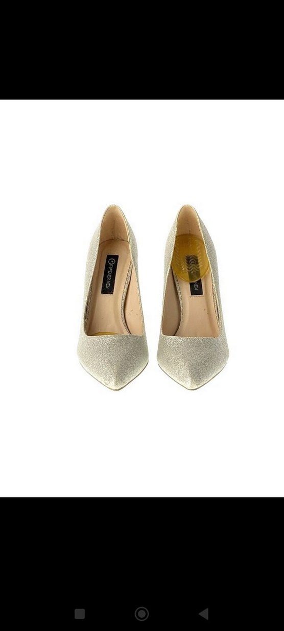 Beyaz Simli Stiletto - Görsel 3