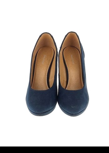 Mavi Süet Stiletto - Görsel 3