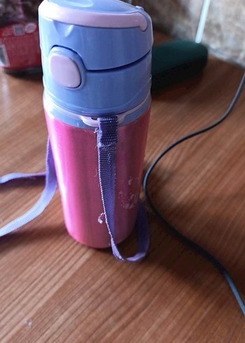 Pembe Renkli Çocuk Termos Şişesi - Görsel 2