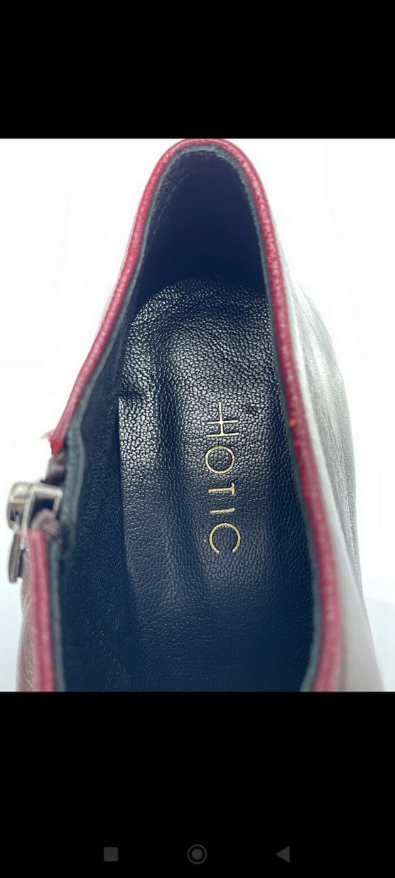 Kahverengi topuklu Deri Bot - Görsel 4